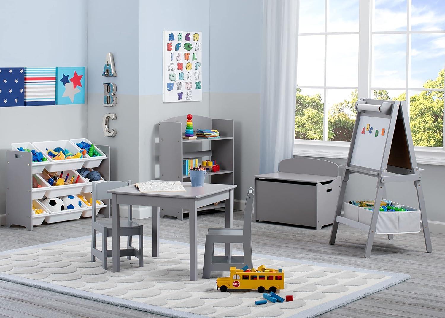 Delta Children MySize Wood Bookshelf - Gray