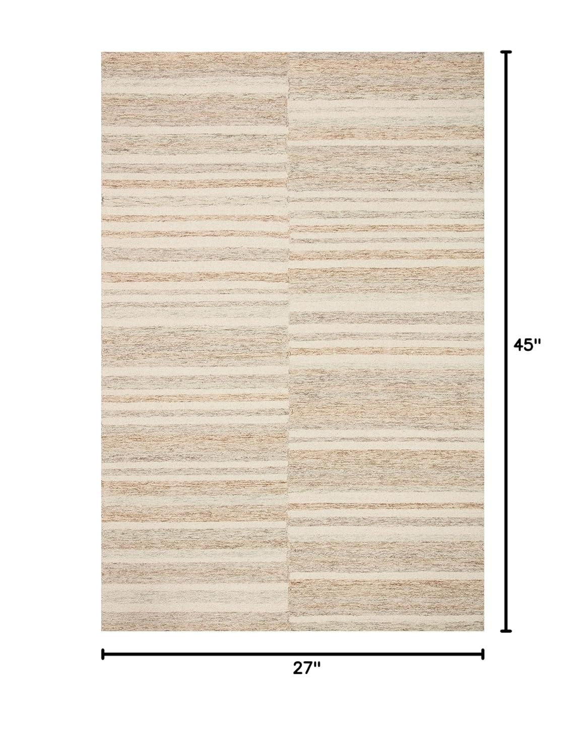 Chris Loves Julia x Loloi Chris Loves Julia x Loloi Chris Collection CHR-03 Ivory / Clay, Transitional  Area Rug