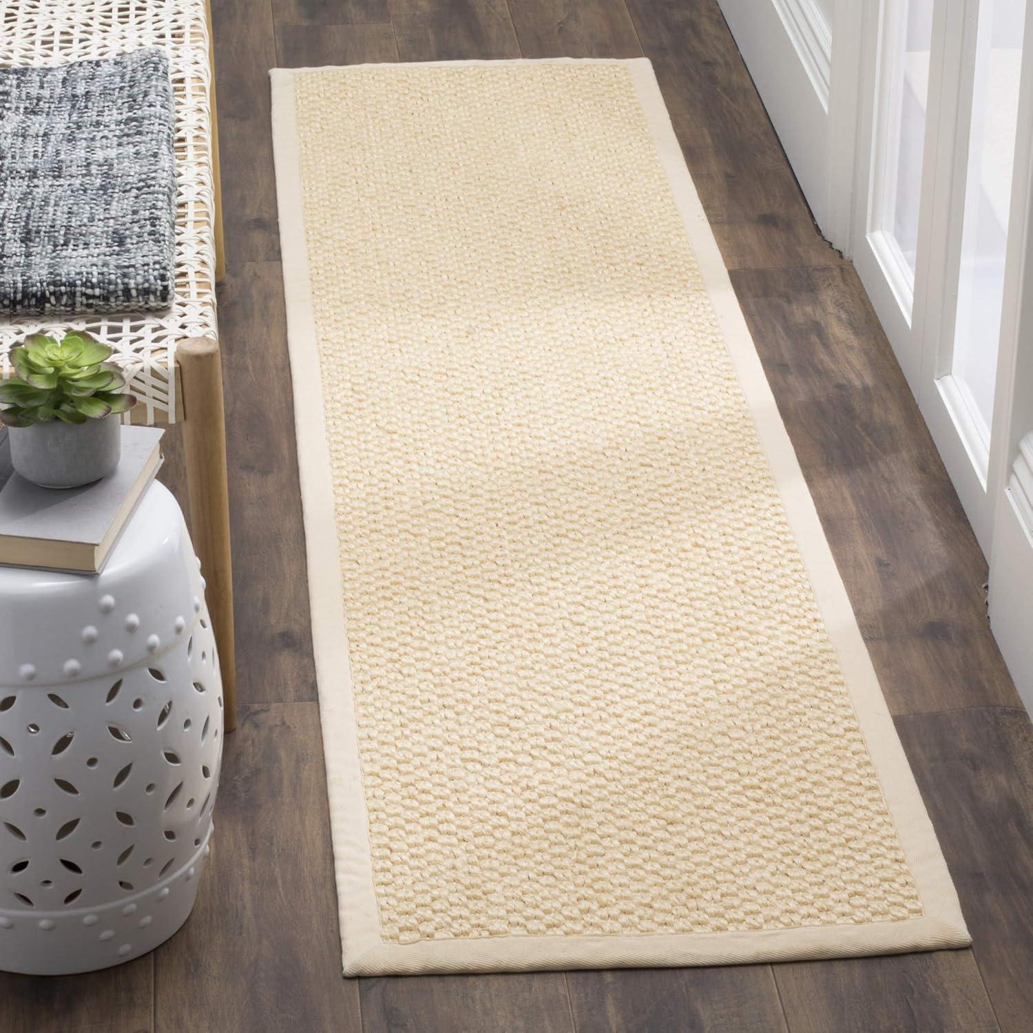 Natural Fiber NF525 Power Loomed Indoor Runner Rug - Chocolate - 2'x8' - Safavieh.