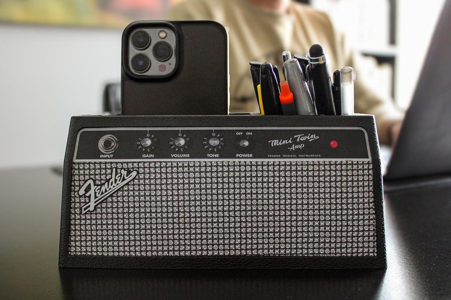 Fender Mini Twin Amp Black Desk Organizer