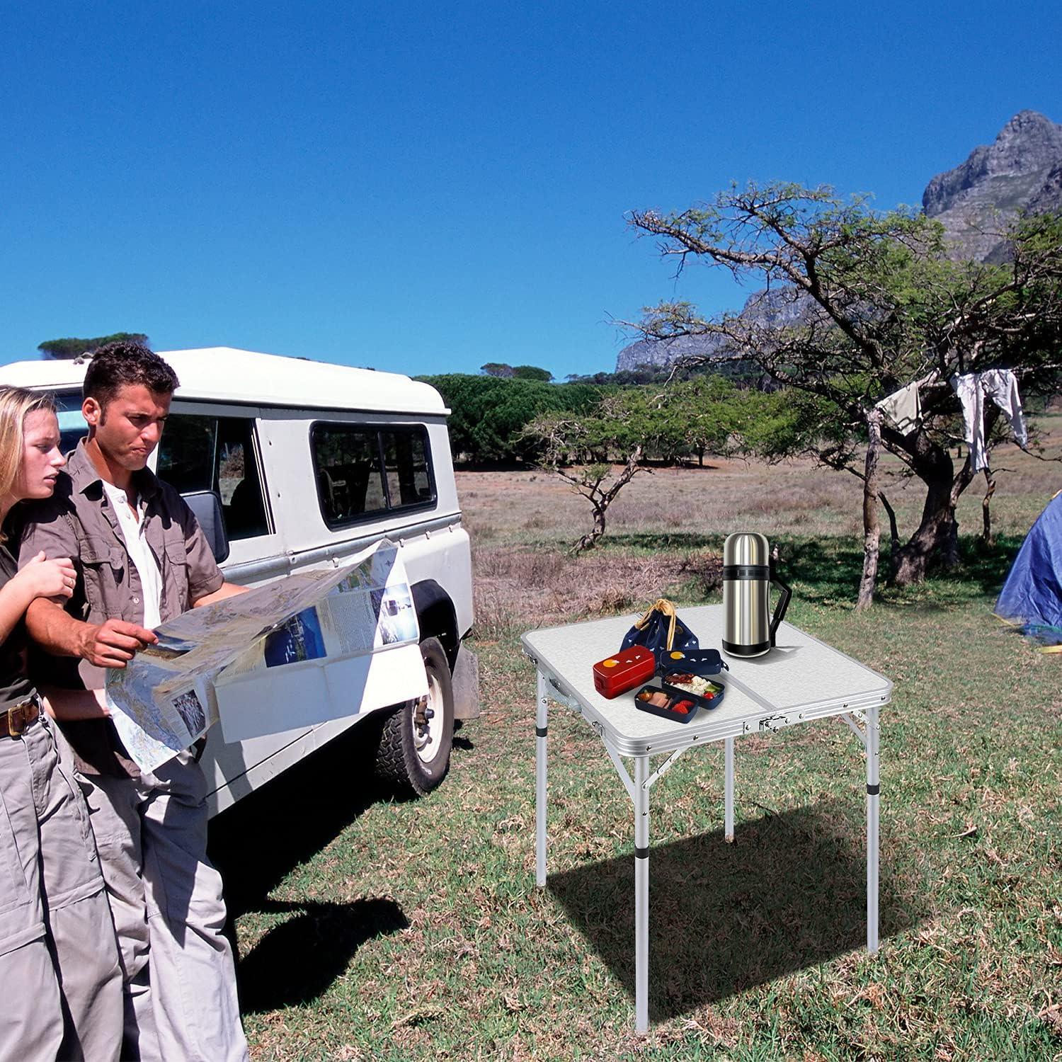 REDCAMP Square Outdoor Folding Camping Table