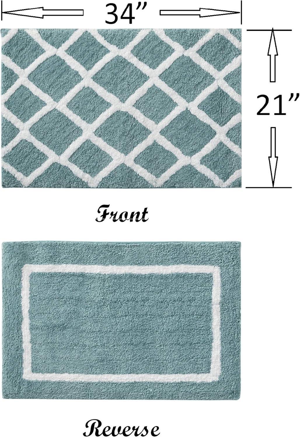 Madison Park Bittman Reversible High Pile Tufted Bath Rug