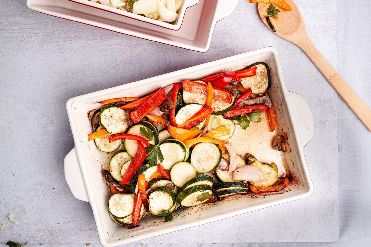 kook Kook 3-Piece Ceramic Bakeware Set