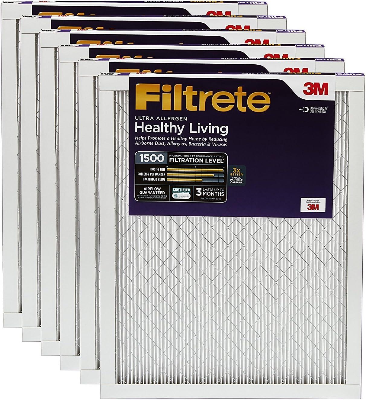 Filtrete Allergen Bacteria and Virus Air Filter 1500 MPR