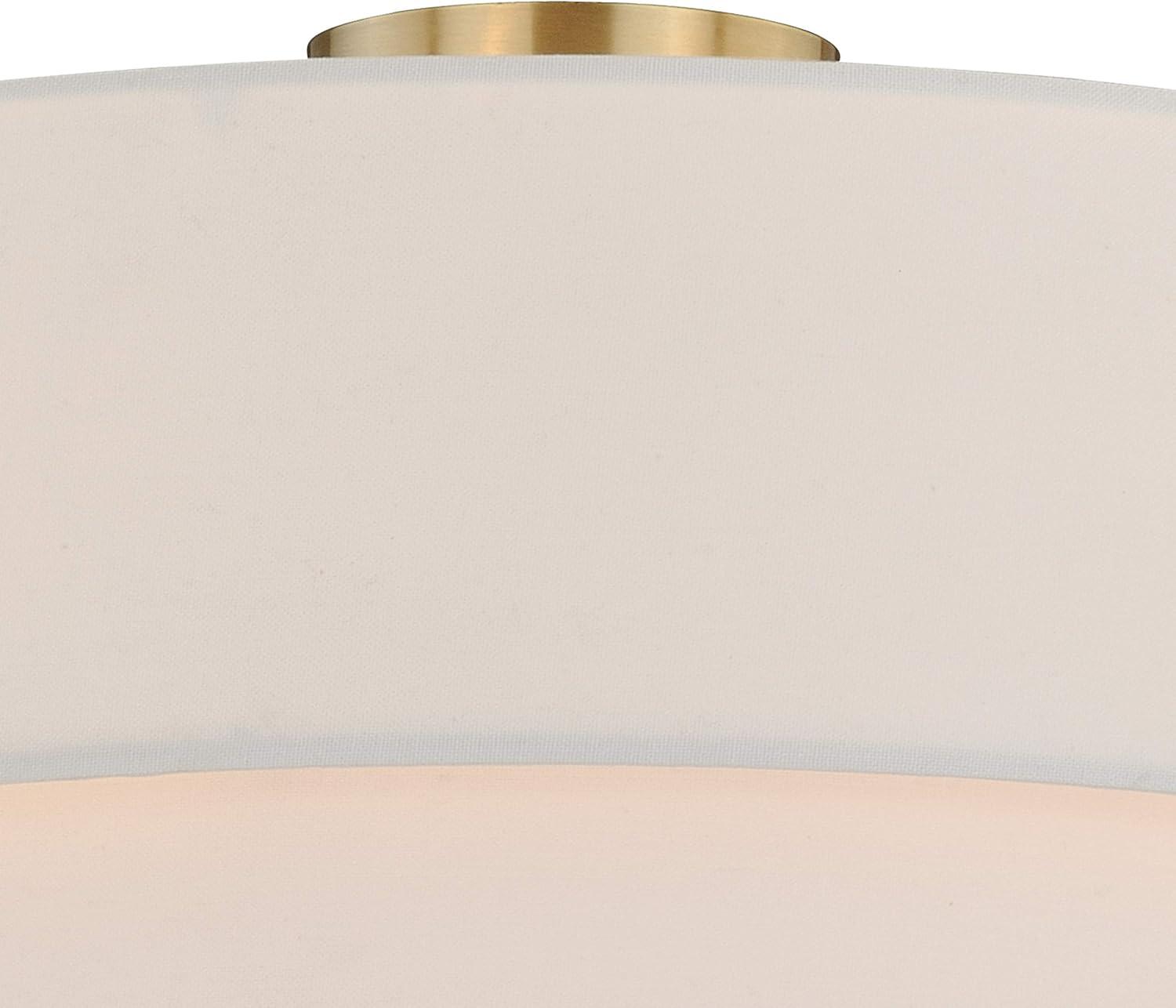 Vaxcel Burnaby 4 - Light Flush Mount in  Matte Brass