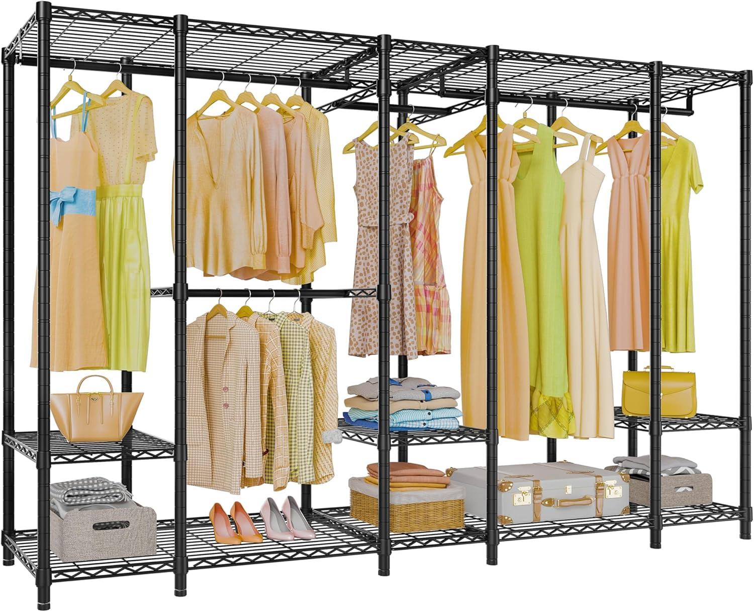 VIPEK V50i Extra Large Portable Closet Rack Wardrobe Closet Heavy Duty Clothes Rack, Max Load 1300lbs