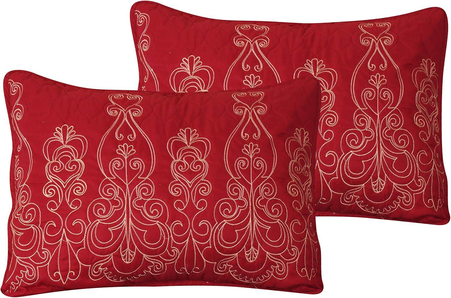 Marina Decoration Marina Elegant Ultra Soft Reversible Quilt Set & Reviews | Wayfair