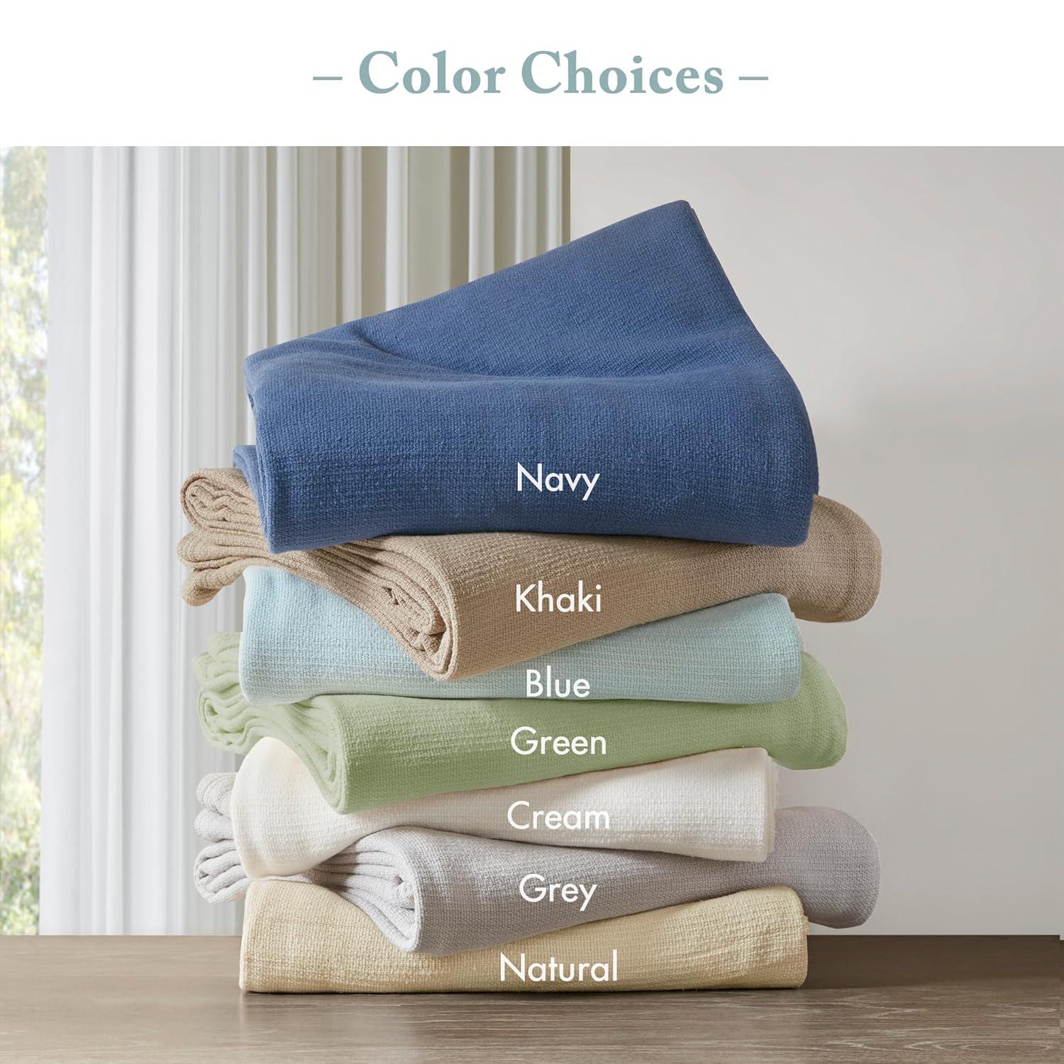 Freshspun Basketweave Cotton Blanket