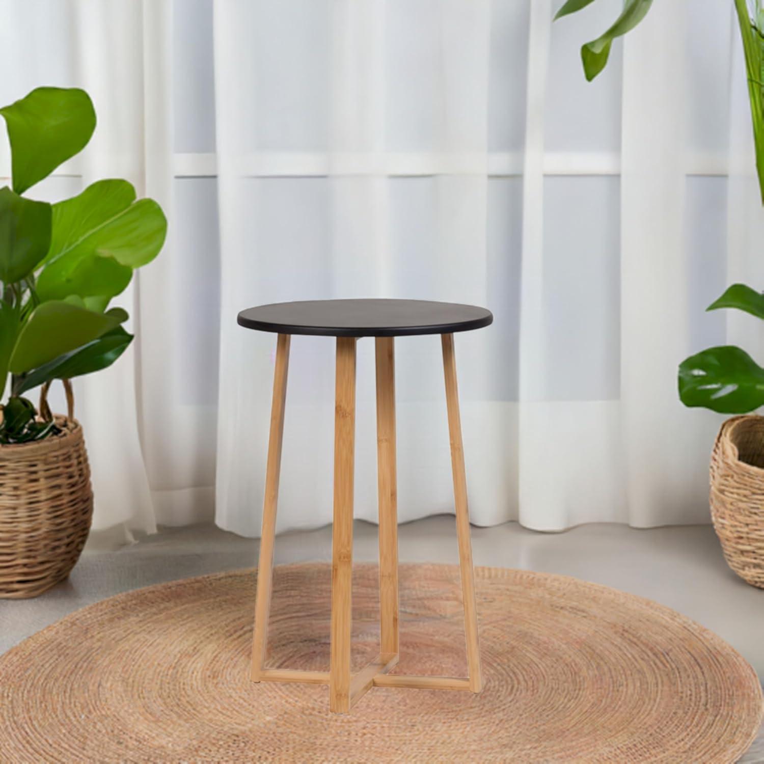 Black Tall Display Table