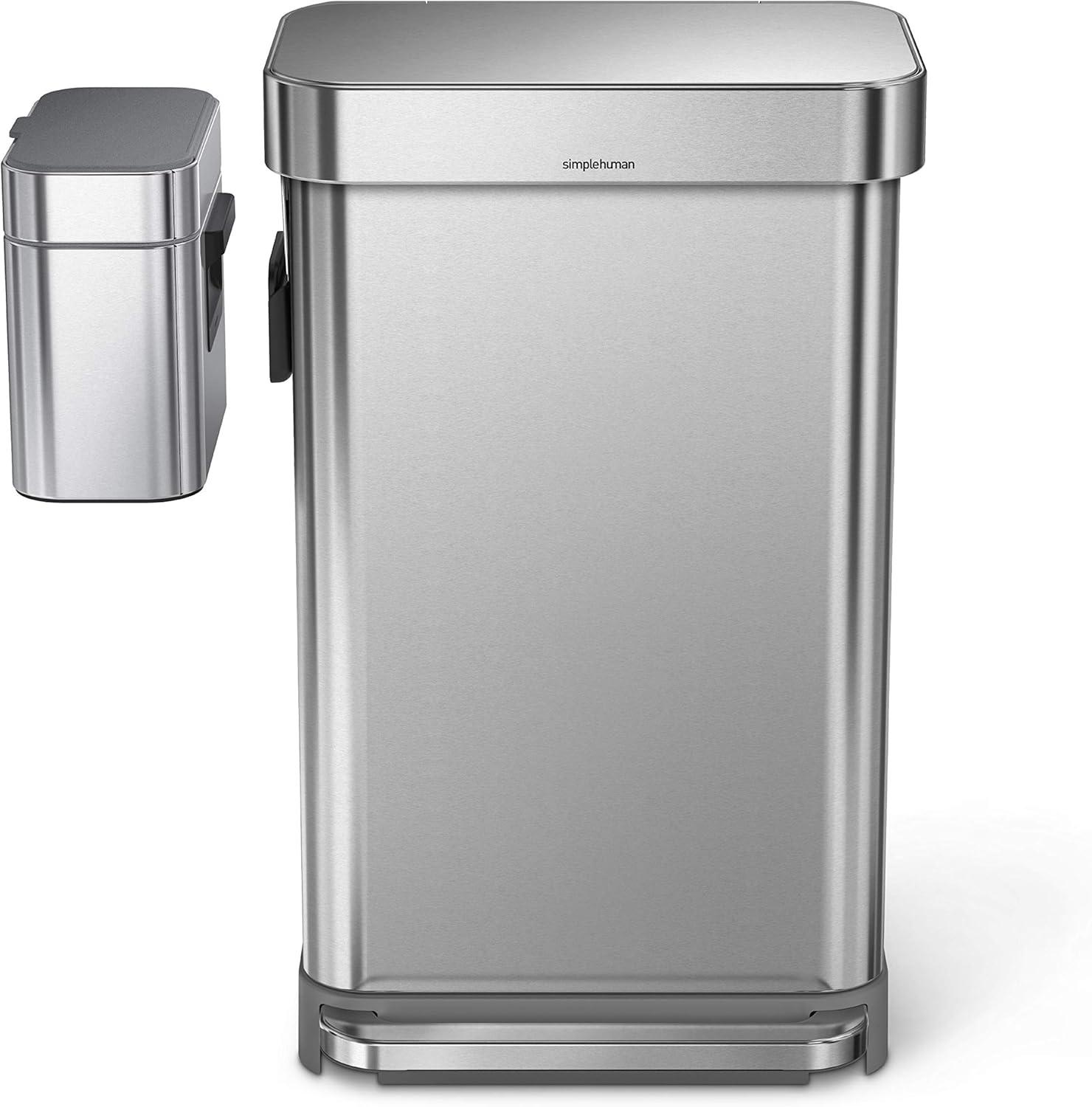 simplehuman ® 4-L Stainless Steel Compost Caddy