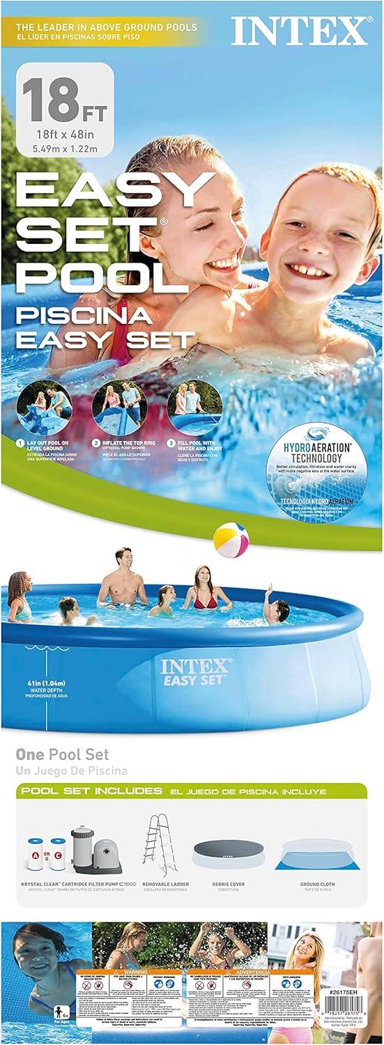 Intex Intex Easy Set Inflatable Kid Swimming Pool
