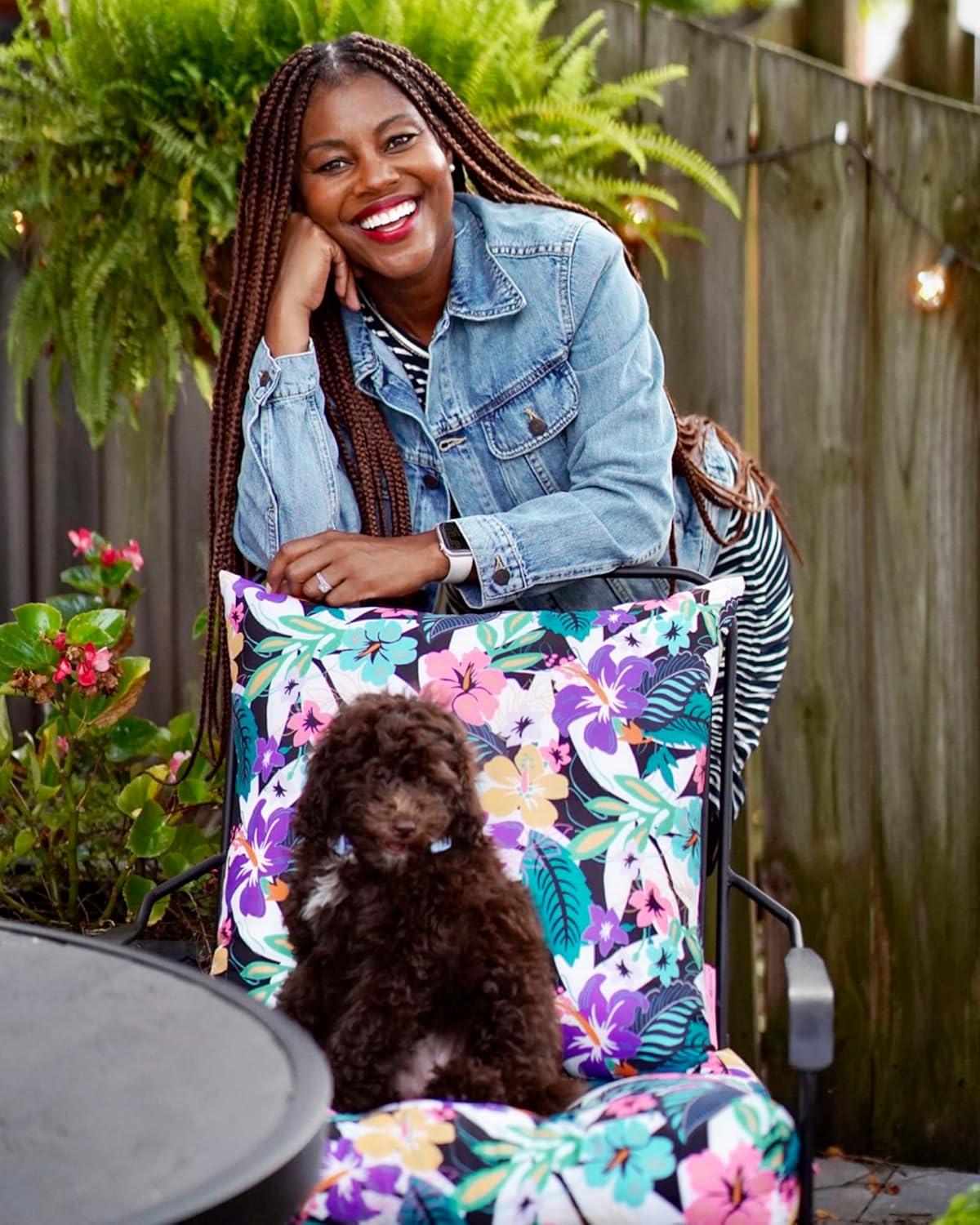 Vera Bradley by Classic Accessories Water-Resistant Patio Chair Cushions