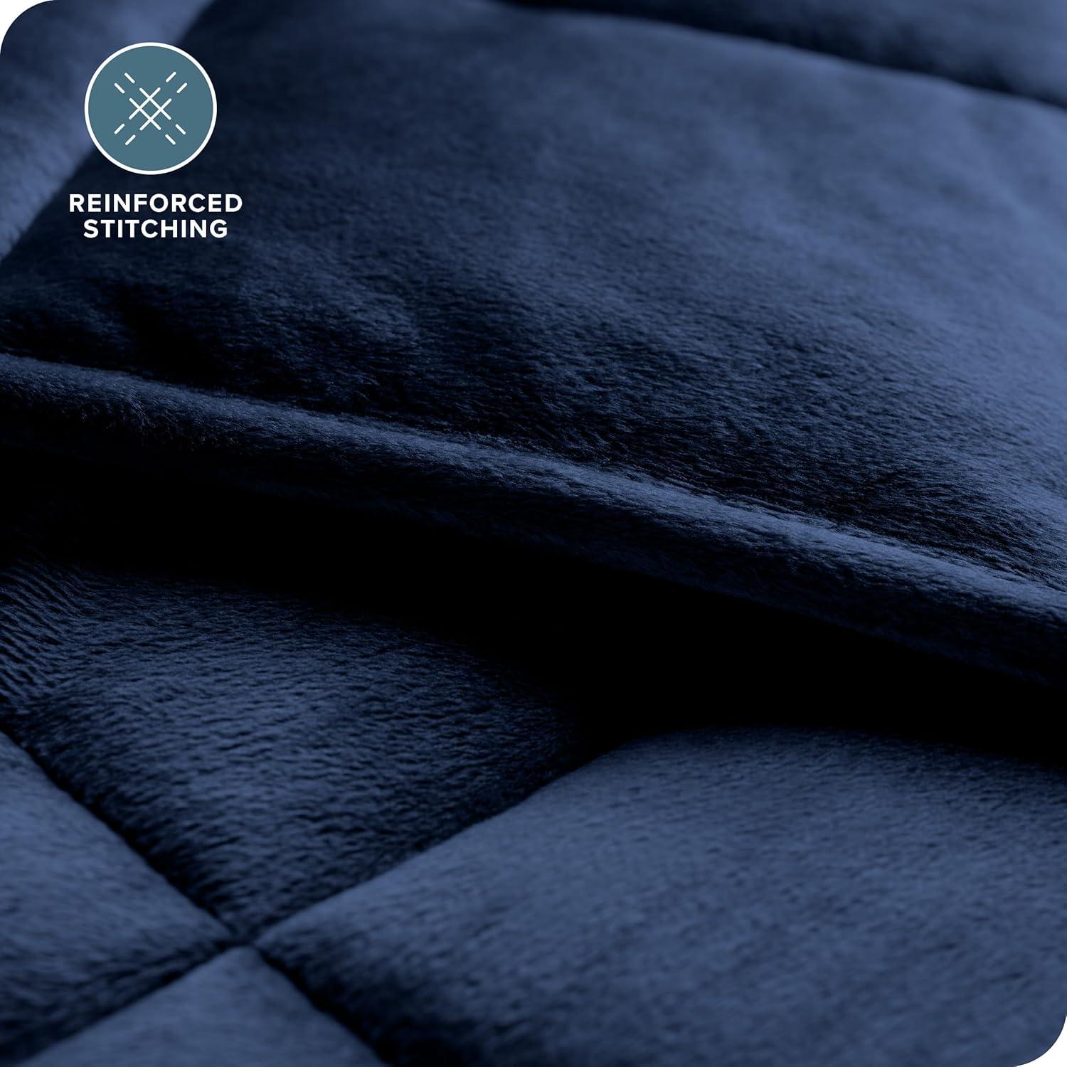 48"x72" 12-15lbs Weighted Blanket by Bare Home