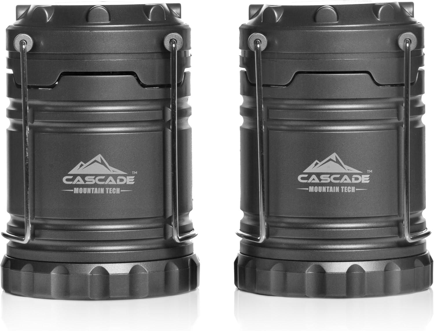 Pop up LED Lantern -2 Pack - Perfect Lighting for Camping, Bbq's and Emergency Light (.5 lbs Each)