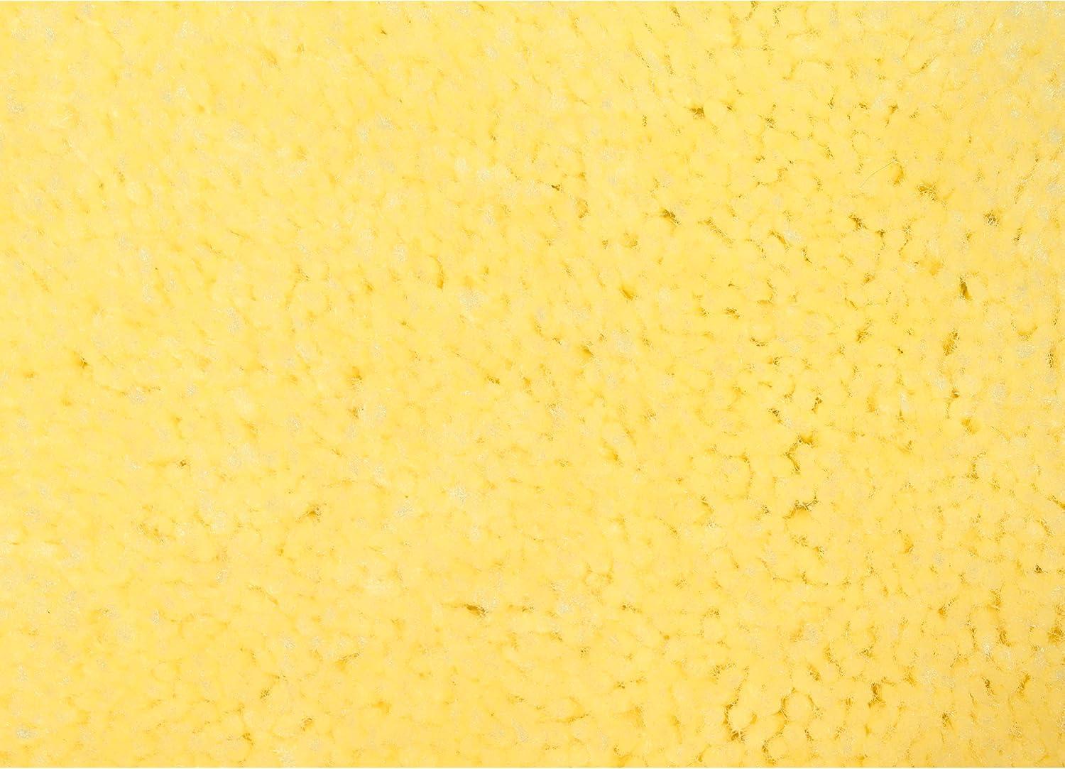 2pc Traditional Nylon Washable Bathroom Rug Set Yellow - Garland Rug