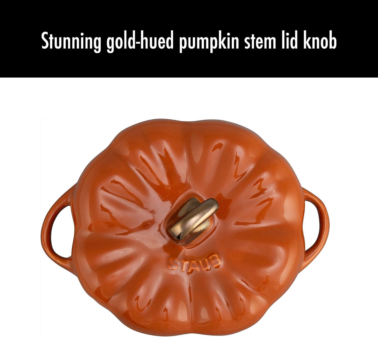 Staub Ceramic Pumpkin Cocotte