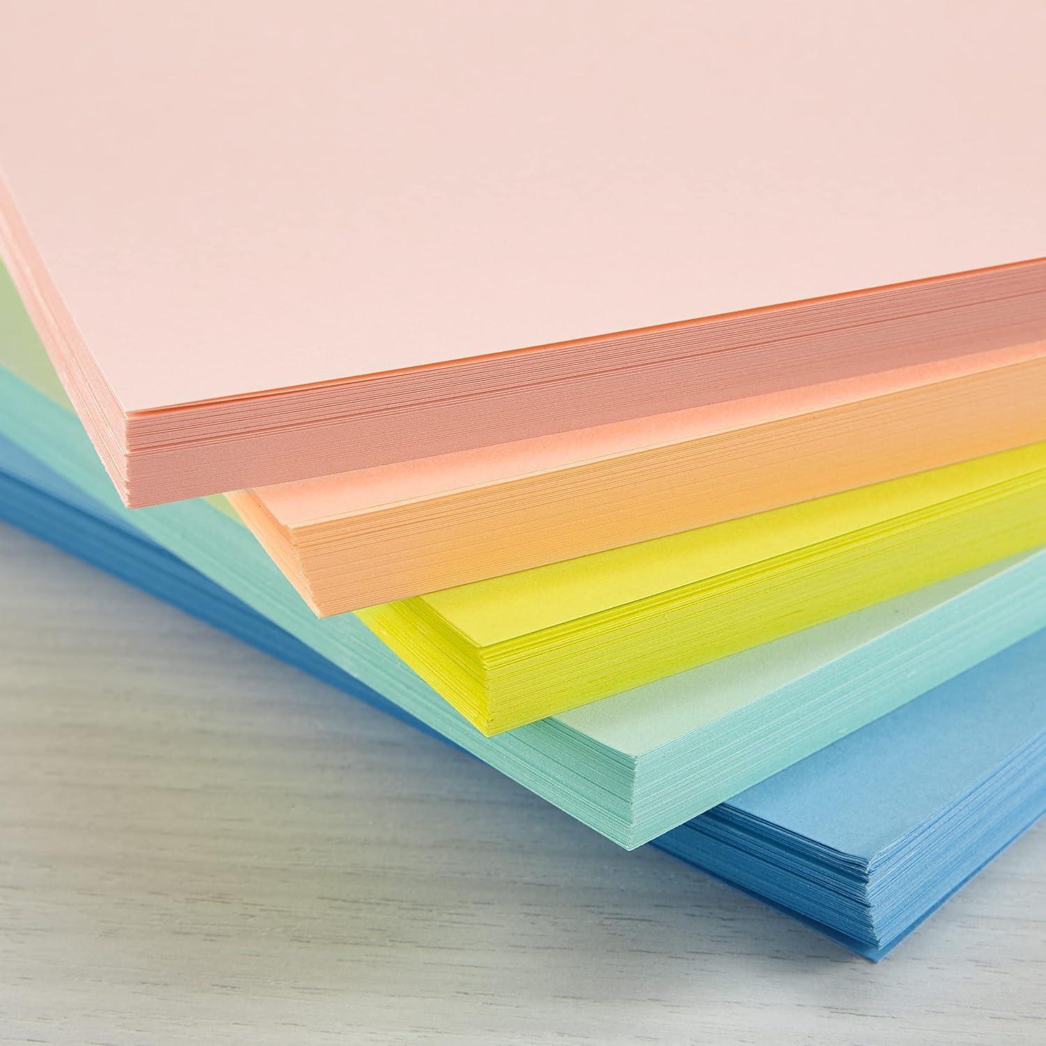 Astrobrights Sprinkle Colored Paper 24 lbs. 8.5" x 11" Assorted Colors 300 Sheets/Pack (94000)