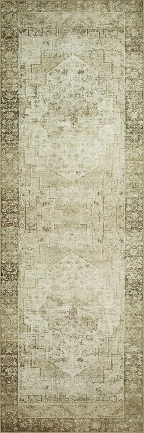 Banks IV Rug by Magnolia Home by Joanna Gaines x Loloi - Natural and Granite / 2'3" x 3'9"