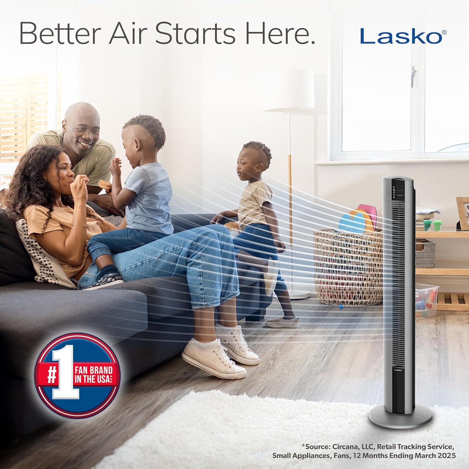 Lasko 48 Tower Fan with Remote Control