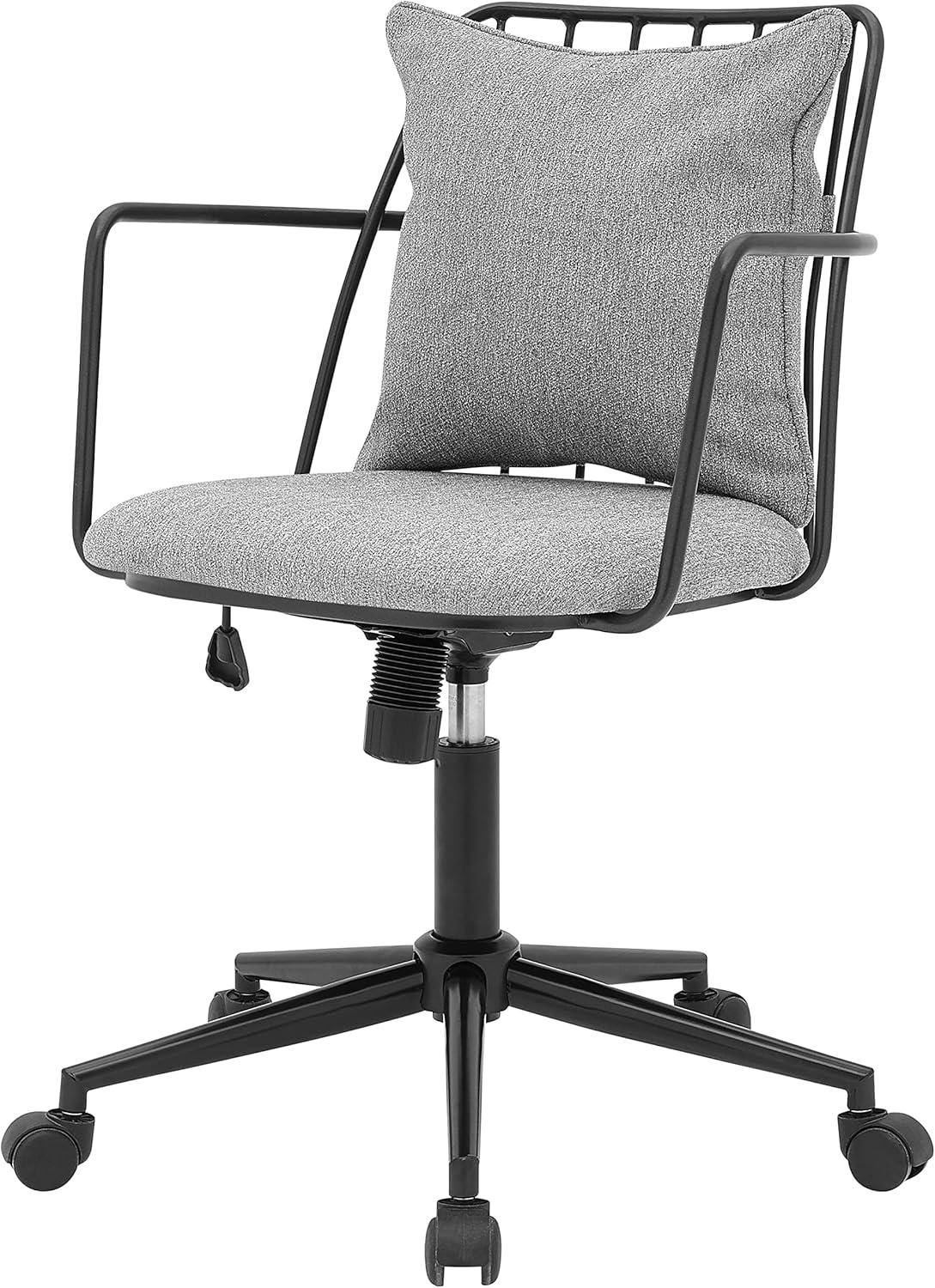 Edison KD Fabric Office Chair Grey