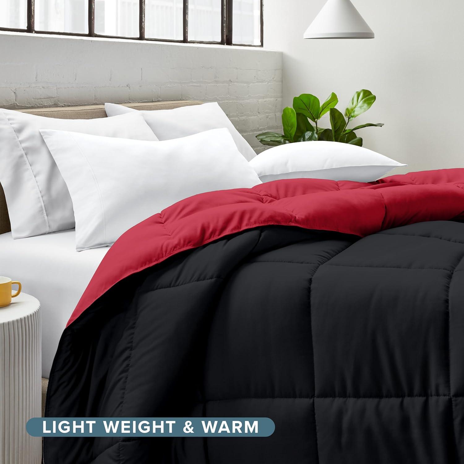 Bare Home Premium Ultra Soft Microfiber Reversible Comforter