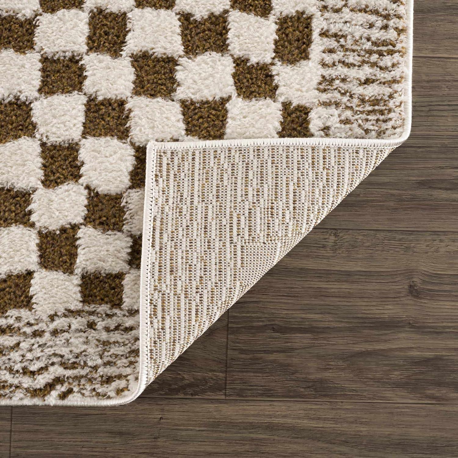 Hauteloom Rectangle Area Rug   Cream