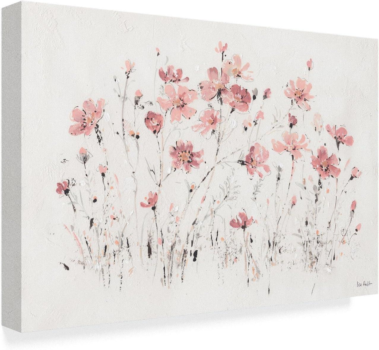 Trademark Fine Art -Lisa Audit 'Wildflowers I Pink' Canvas Art