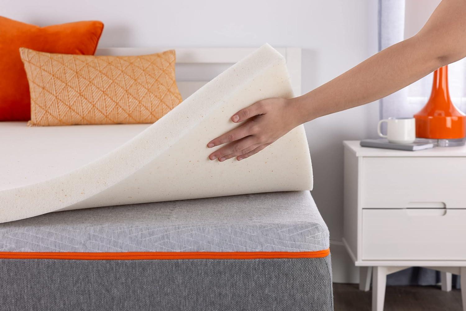 Craft & Trade CopperGel Cooling, Pressure-Relieving Memory Foam Mattress Topper, 2 Inch