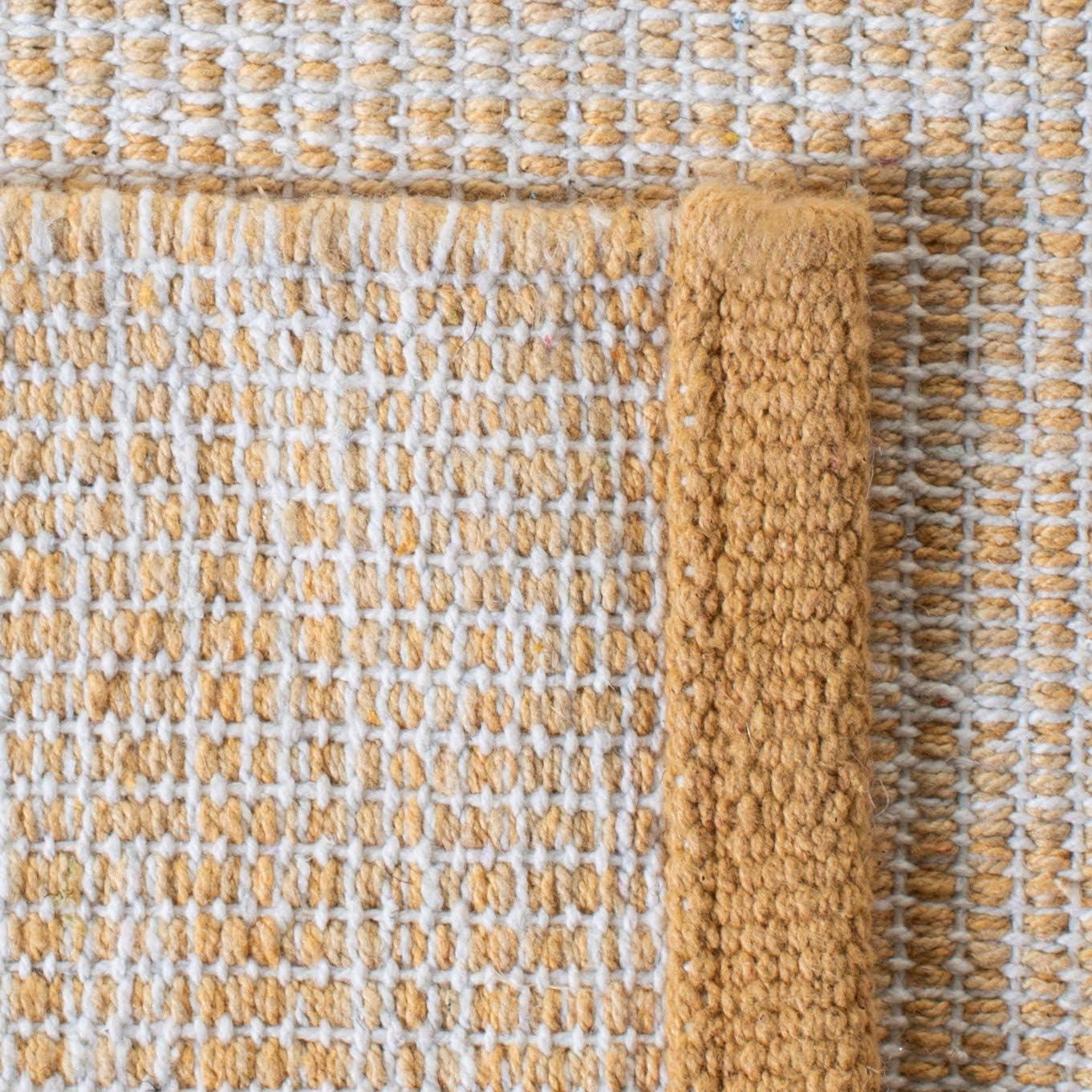 Montauk MTK250 Hand Woven, Flat Weave Indoor Area Rug - Gold - 6'x9' - Safavieh