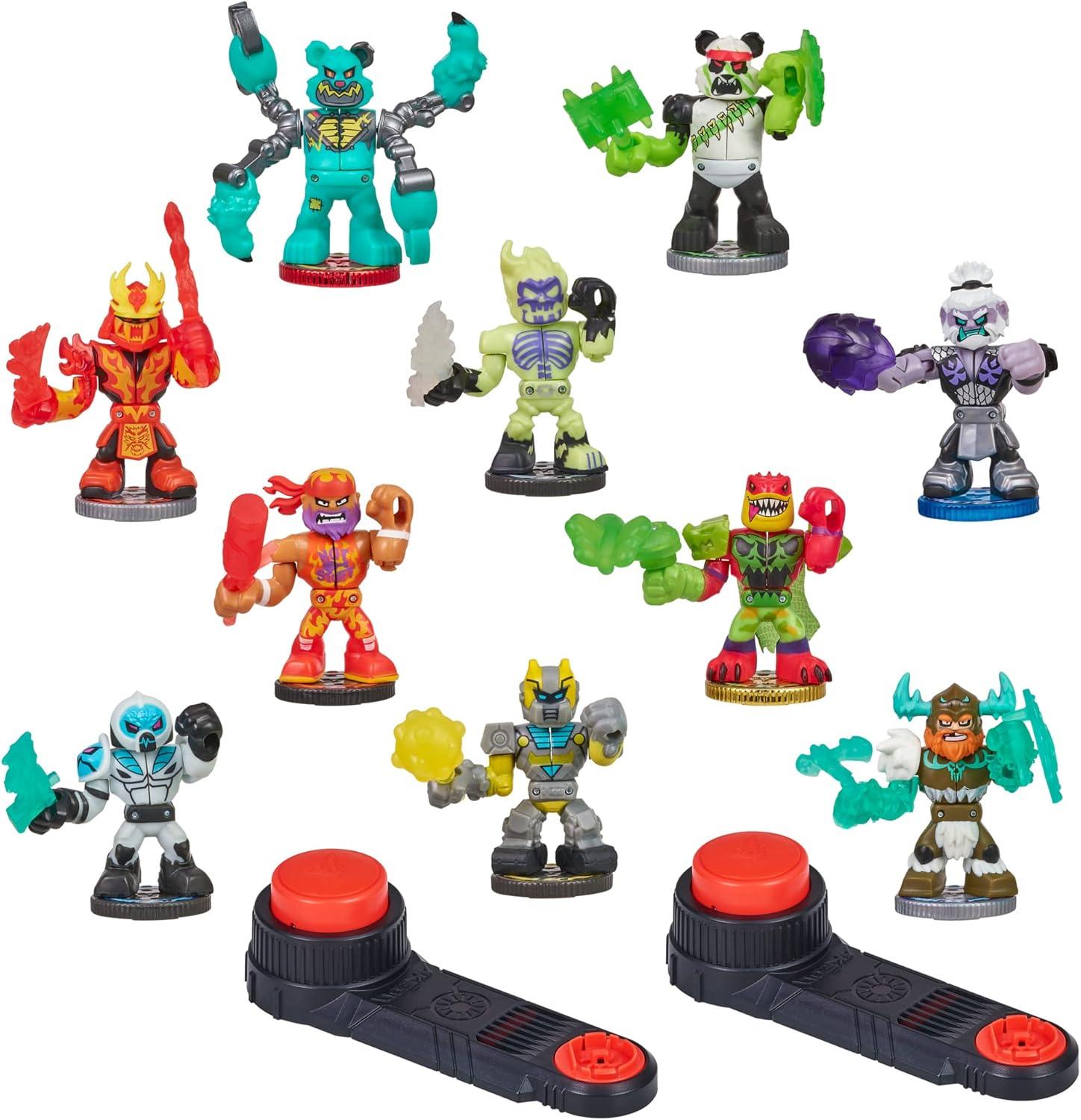 Legends of Akedo Button Bash Collector Pack Mini Battling Action Figure 10-Pack