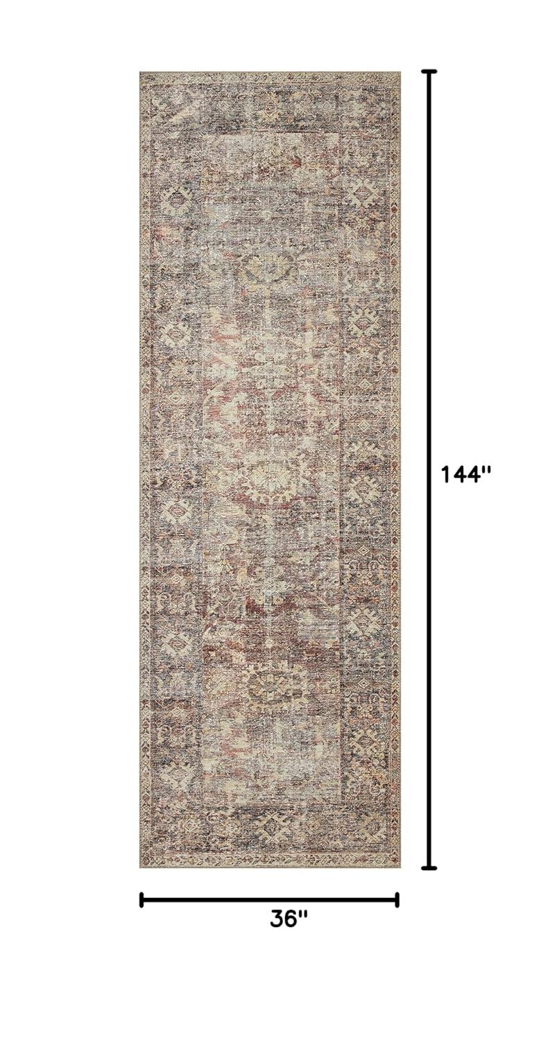 Georgie Oriental Bordeaux/Antique Area Rug