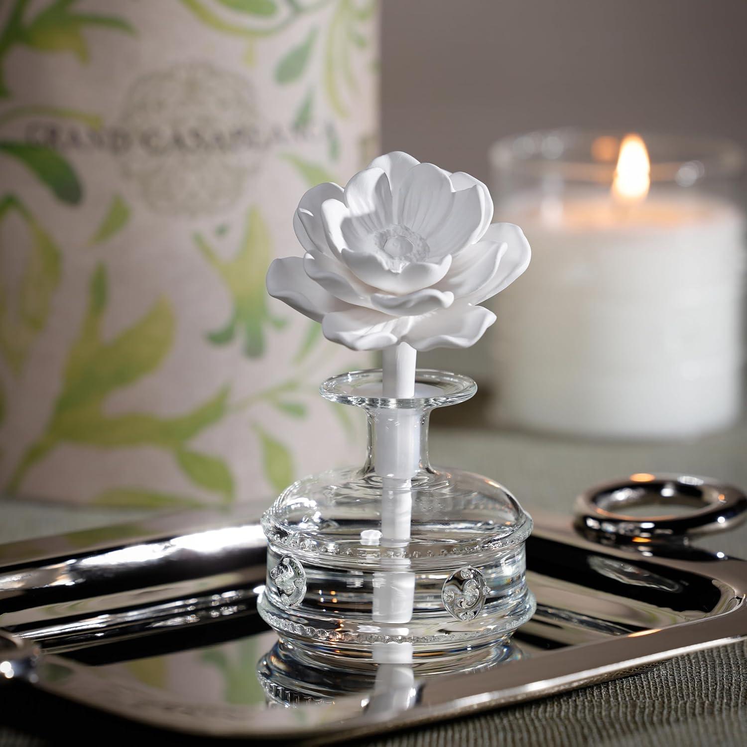 Zodax Grand Casablanca Porcelain Diffuser, Water Lotus