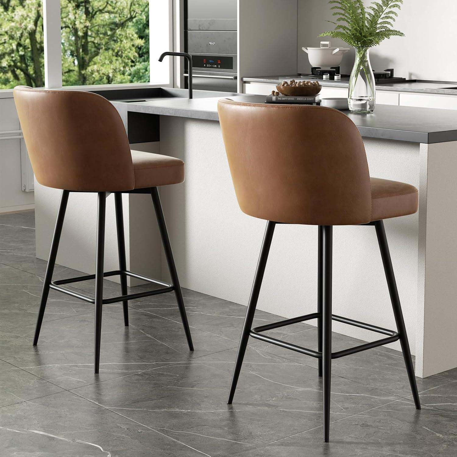 Benedit Swivel Counter & Bar Stool