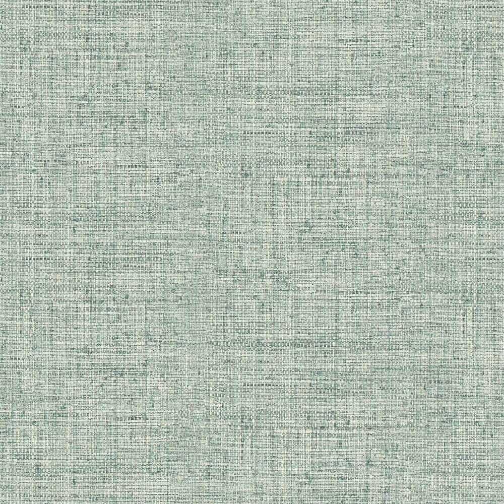 Papyrus Weave Peel + Stick Wallpaper - Blue