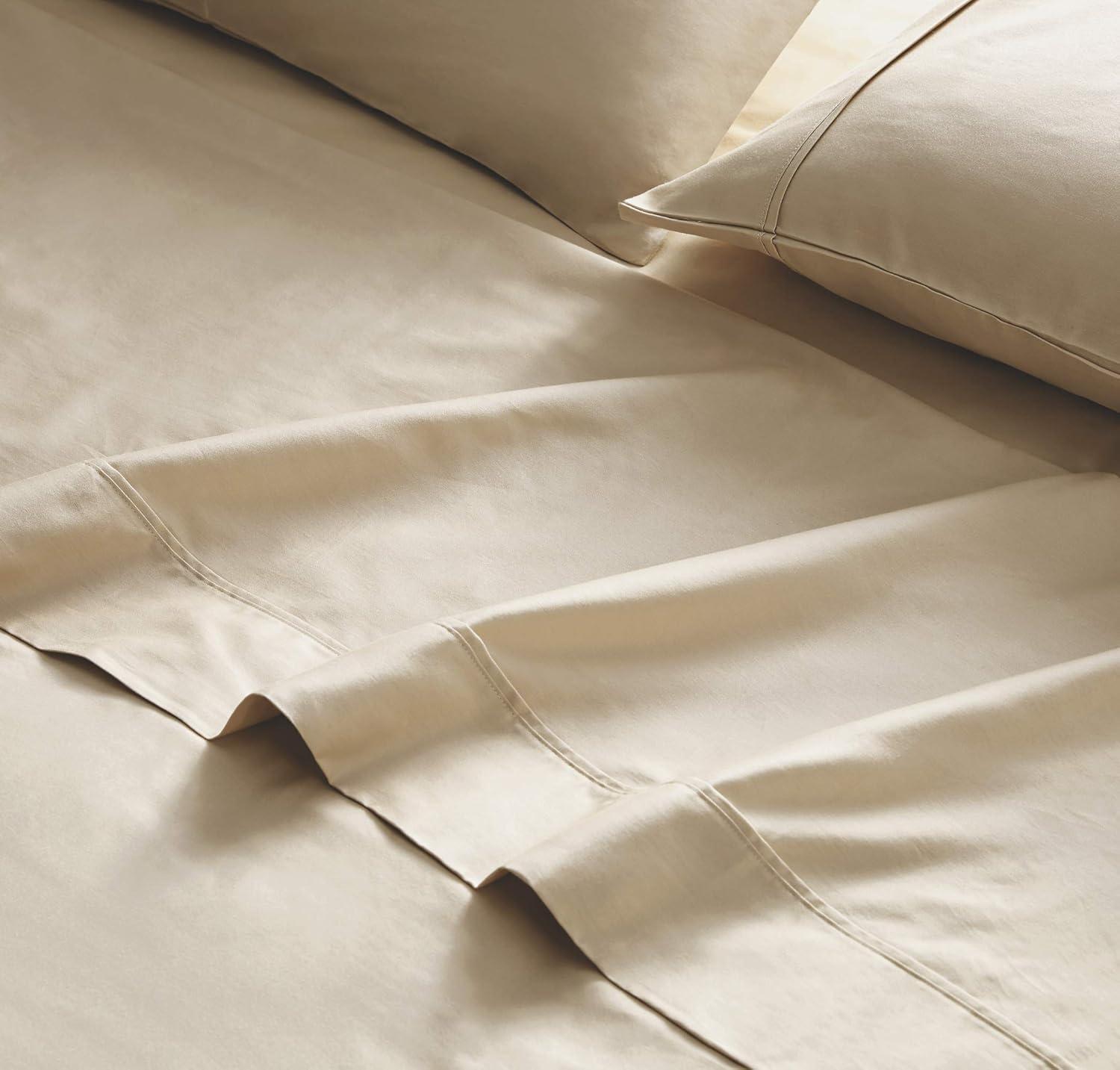 Twin Stone Cotton Sateen Deep Pocket Sheet Set