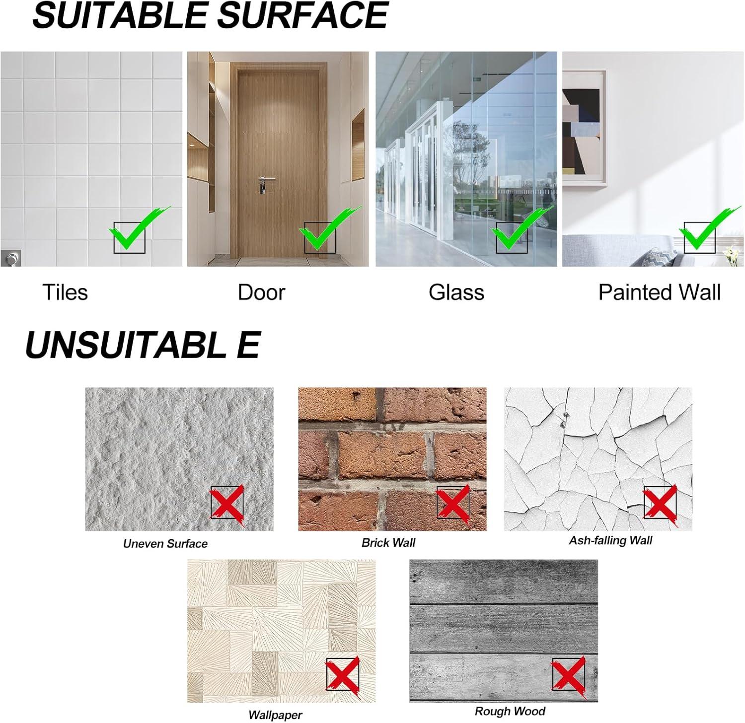 HD Glass Full Length Wall Mirror Tiles, 12'' x 12'' x 4PCS, Frameless Full Body Mirror Tiles for Bedroom, Full Length Mirror Wall Mounted for Home Gym, Door