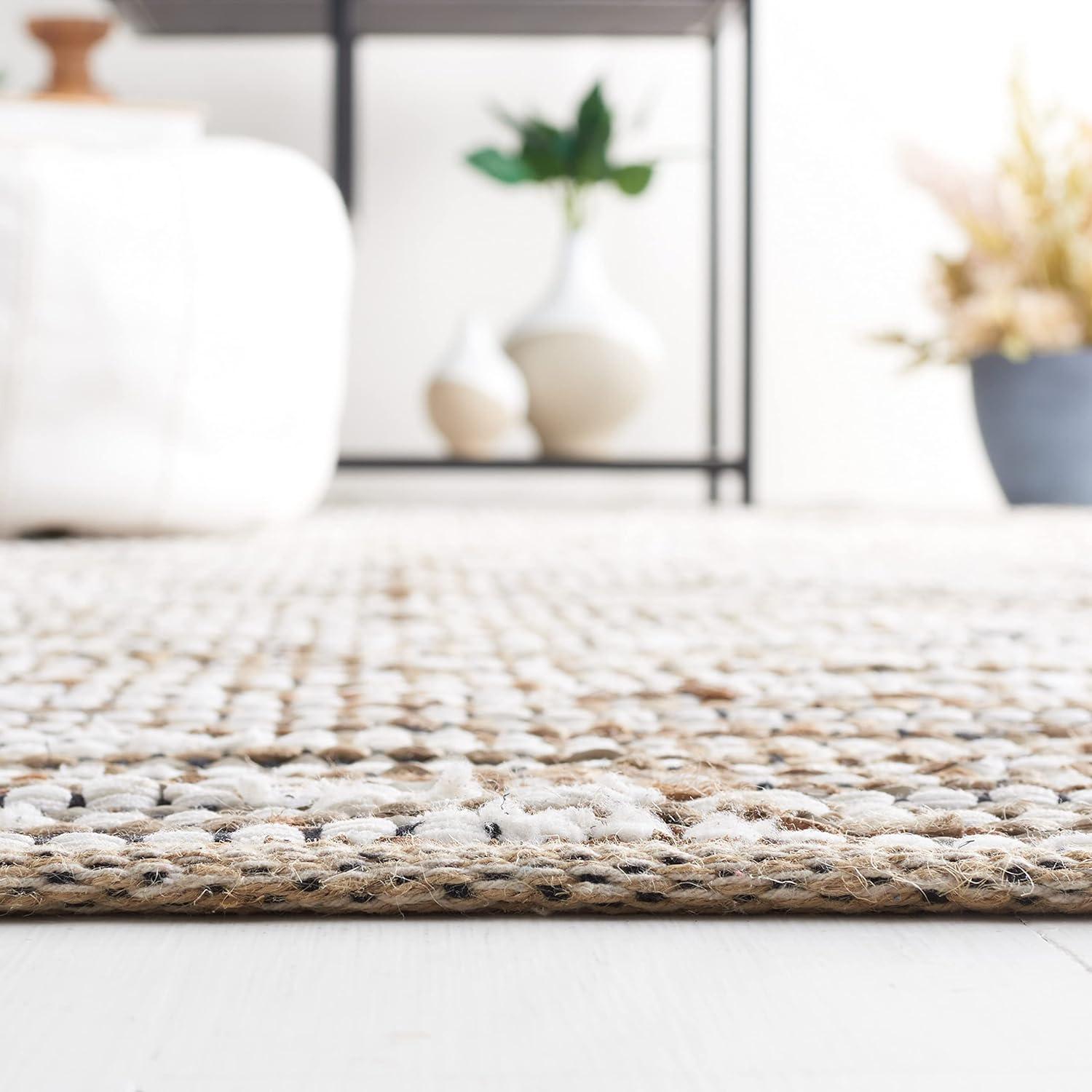 Vintage Leather VTL205 Hand Woven Runner Rug - Beige/Ivory - 2'3"x9' - Safavieh.