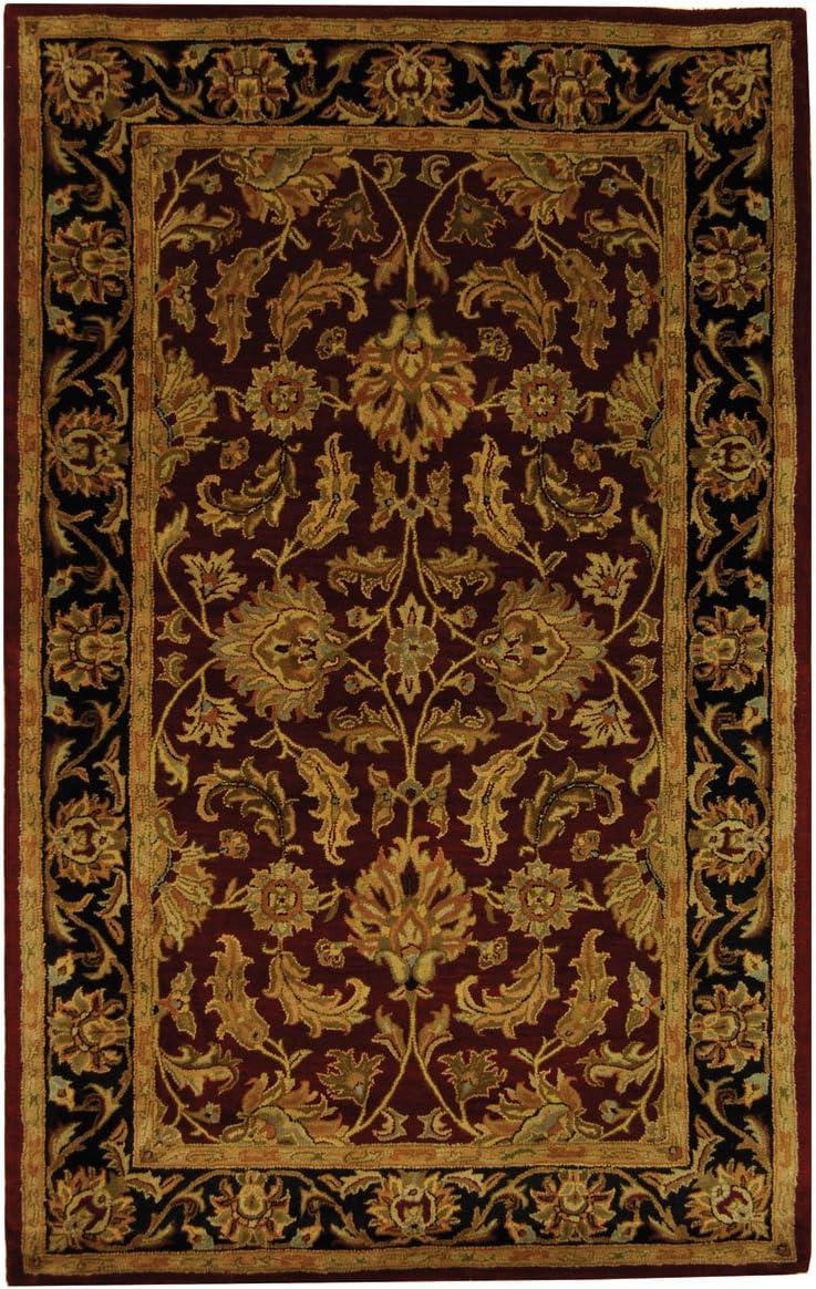 Heritage HG628 Hand Tufted Area Rug - Dark Green/Gold - 3'x5' - Safavieh.