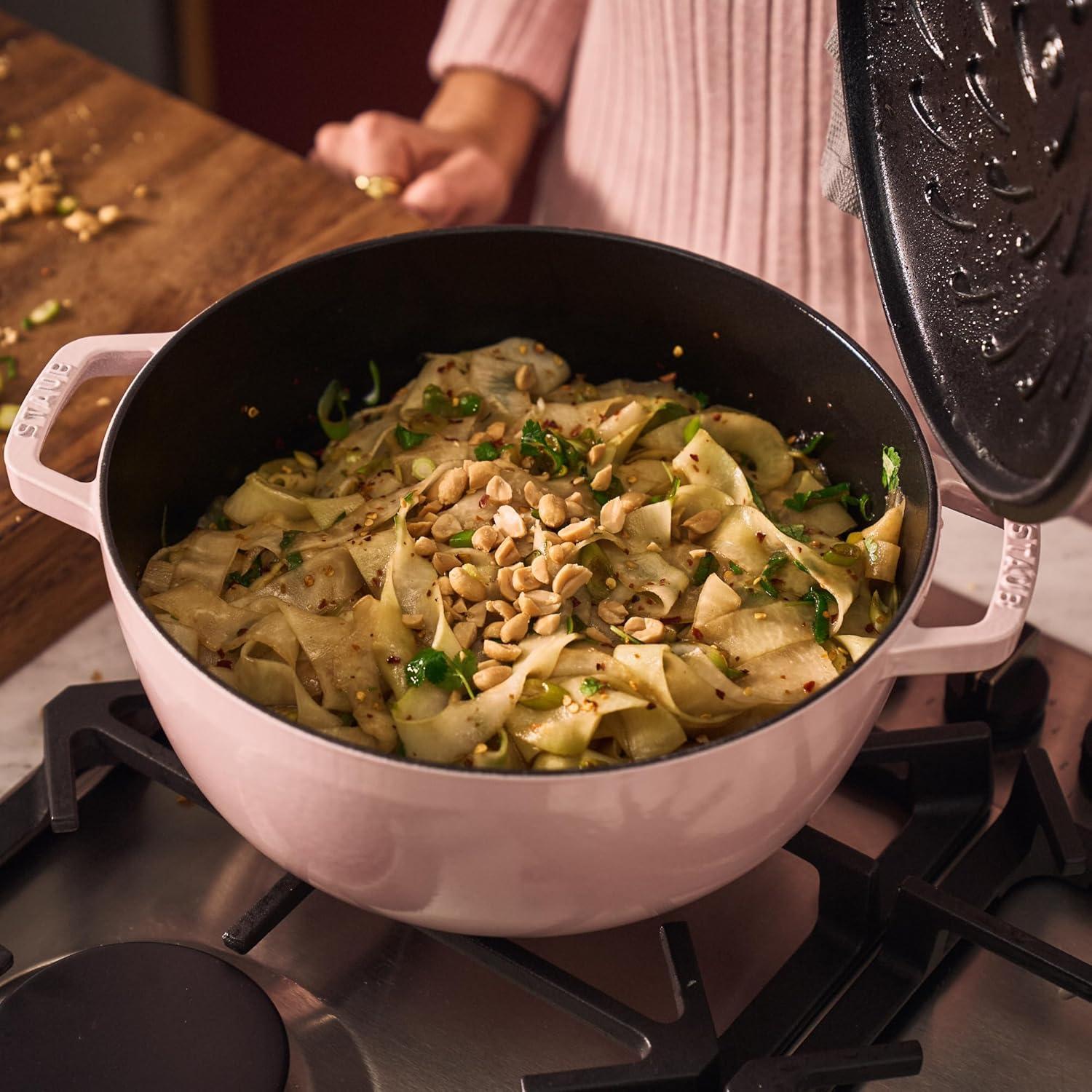 Staub ® Peony Pink Cast Iron 5-Qt. Essential French Oven