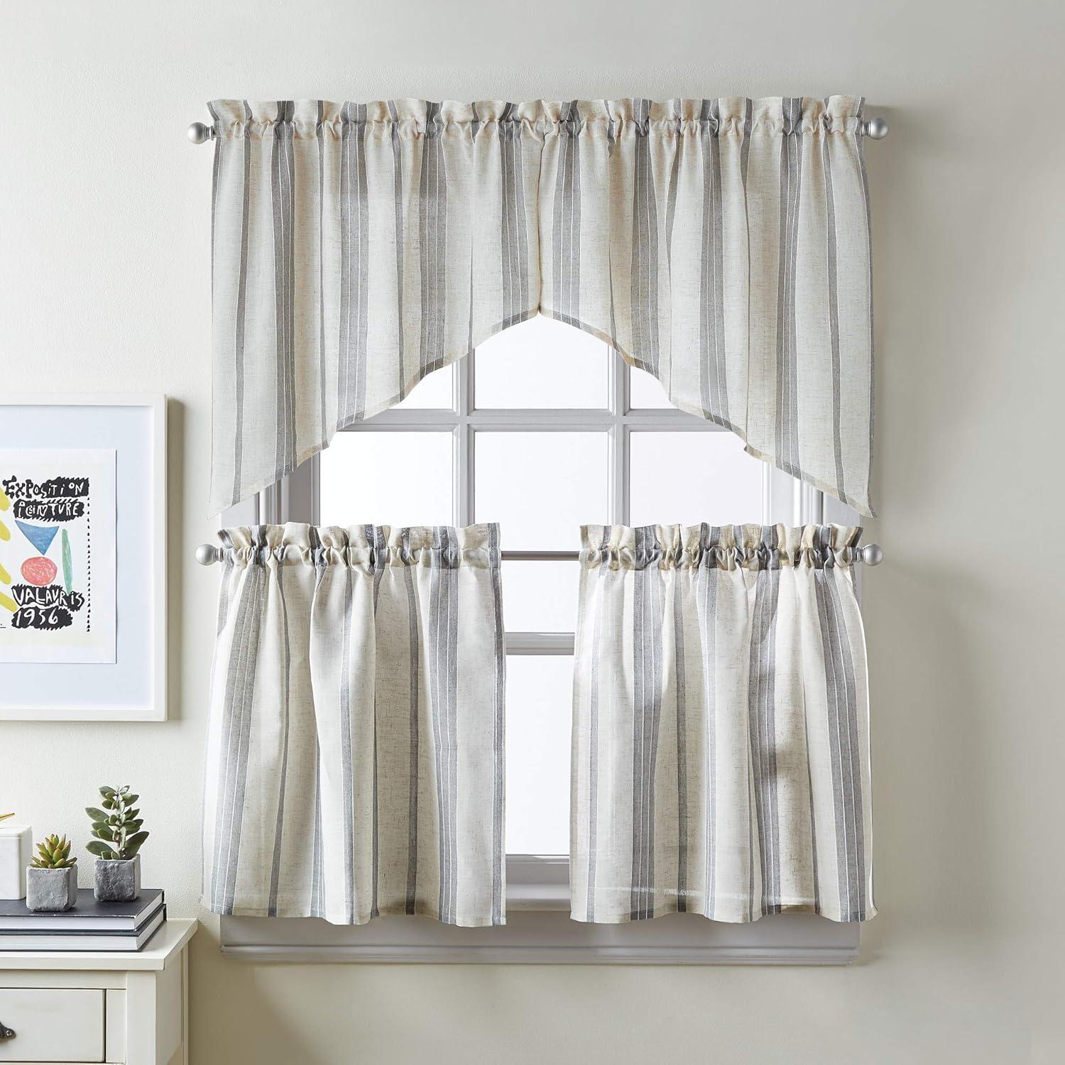 McKenzie Valance and Tier Pair Curtain Collection Swag