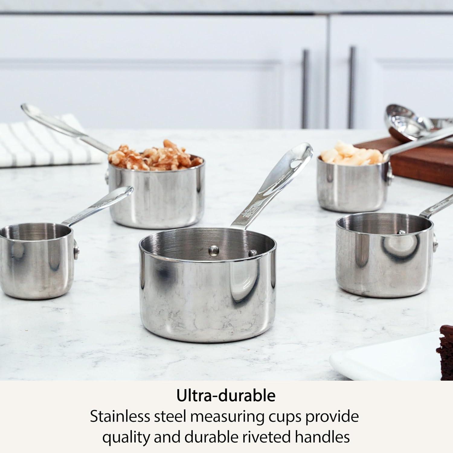 All-Clad ® Stainless Steel Measuring Cups, Set of 5