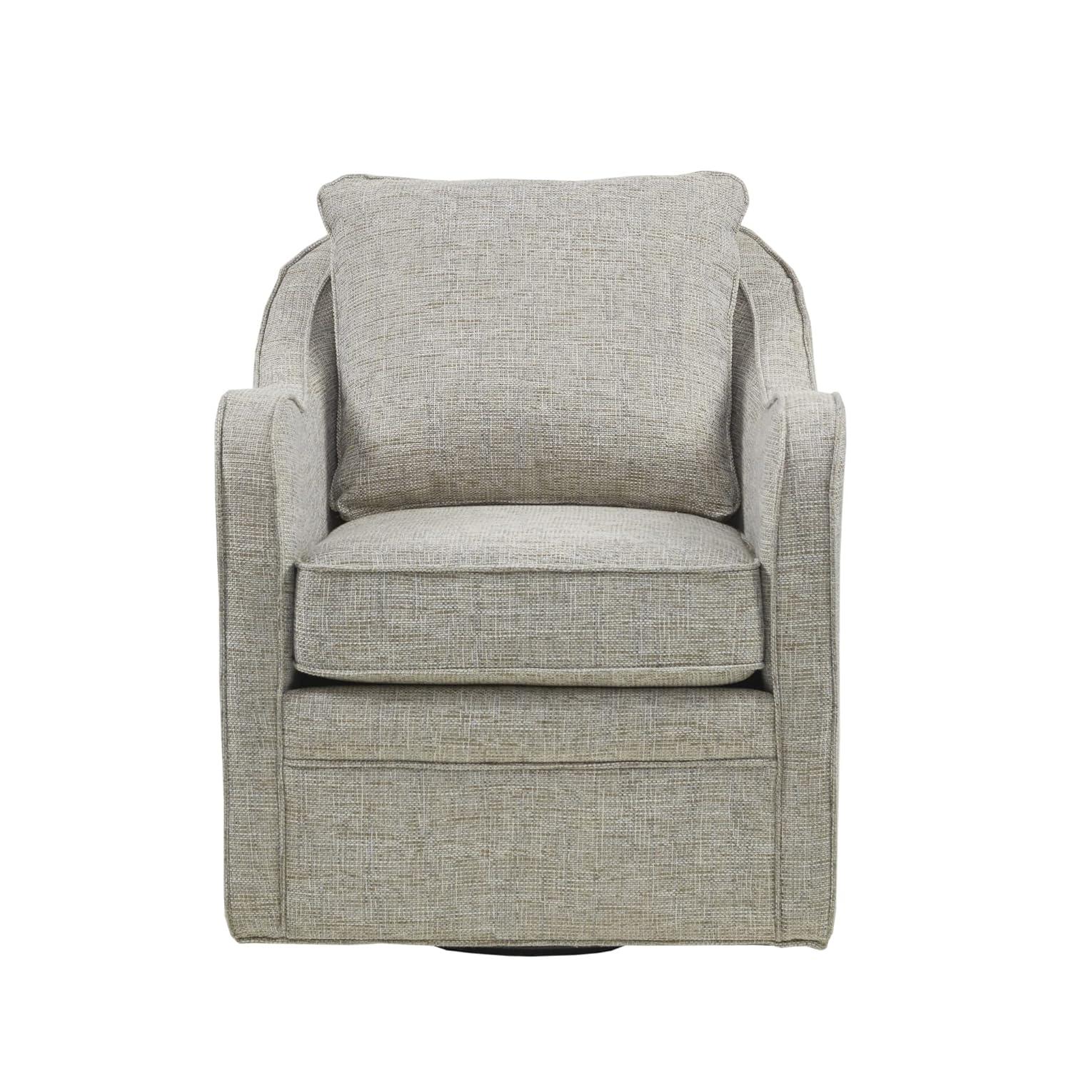 Wildon Home® Brianne Wide Seat Swivel Arm Chair
