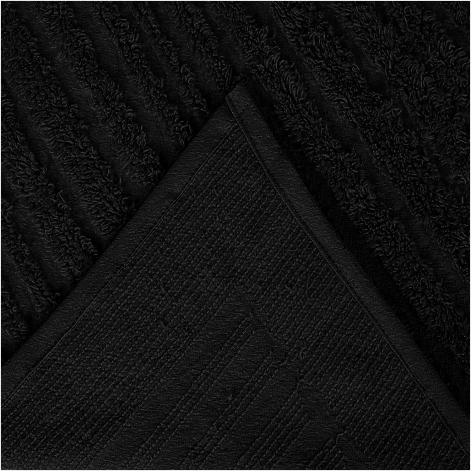 Better Trends Ashton Medallion Design 100% Cotton King Pillow Bedspread and Sham, for Adult - Black