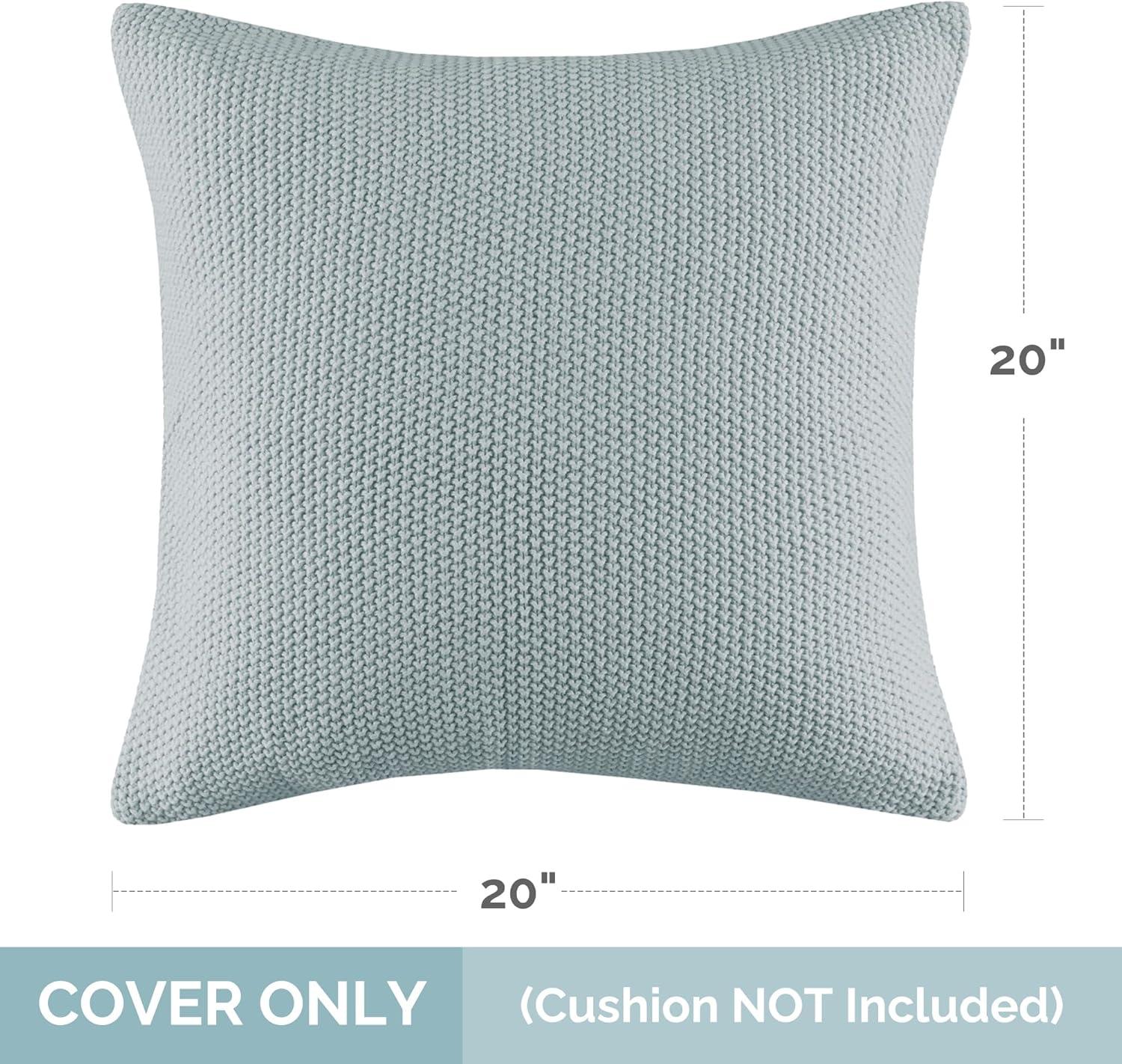 INK+IVY Tino Knit Square Euro Pillow Sham