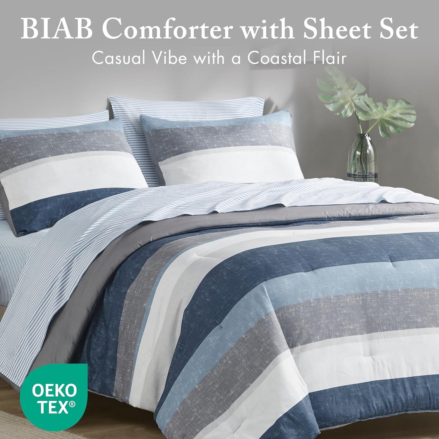 Jaxon Comforter Set with Bed Sheets