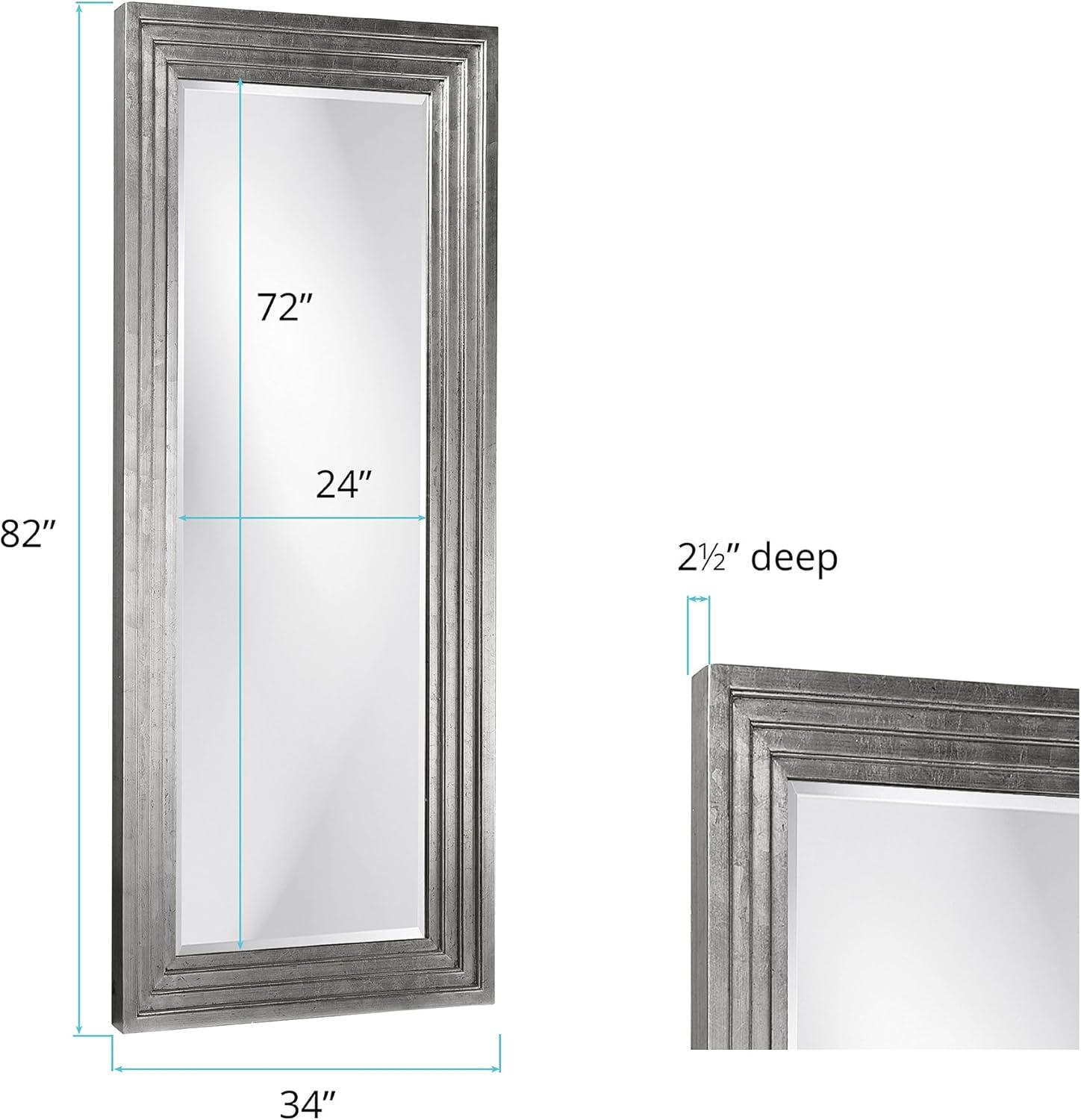 Trule Amy Wood Flat Wall Mirror