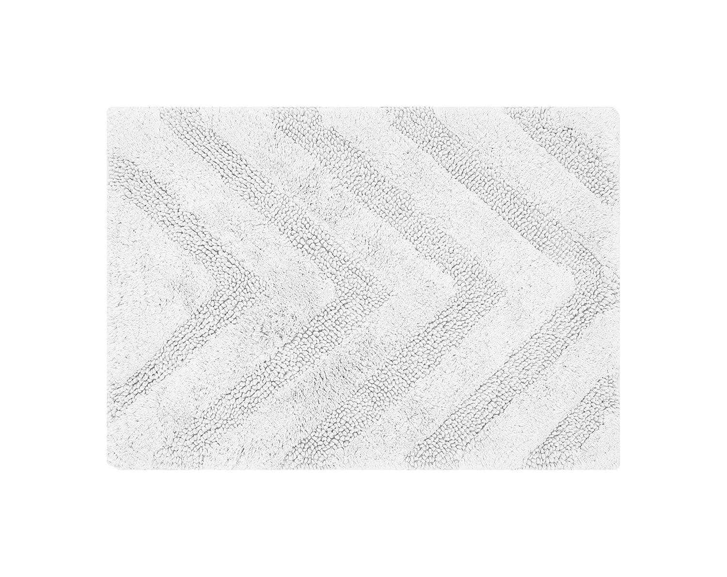 Better Trends Kus Corrigan 100% Cotton Machine Washable Anti-Skid Bathroom Rug