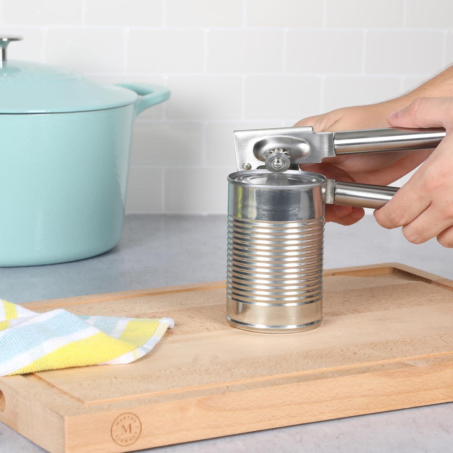 Martha Stewart Stainless Steel Ergonomic Can Opener