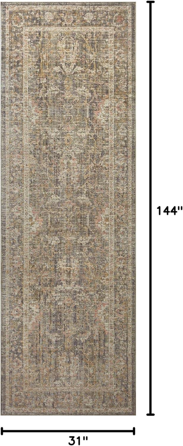 Rosemarie Rug by Chris Loves Julia x Loloi - Sage and Blush / 2'7" x 12' Runner