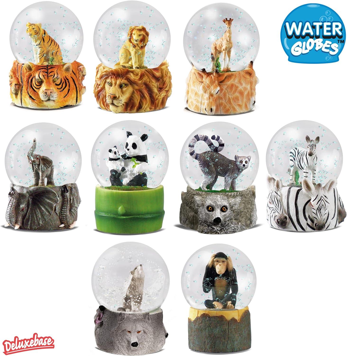 Water Globe - Parrot from Deluxebase. Snow Globe Animal Decor with Parrot Figurines. Glass Glitter Globe with Resin Figurines and Molded Base. Great Home Decorations, Novelty Decor and Parrot Gifts.